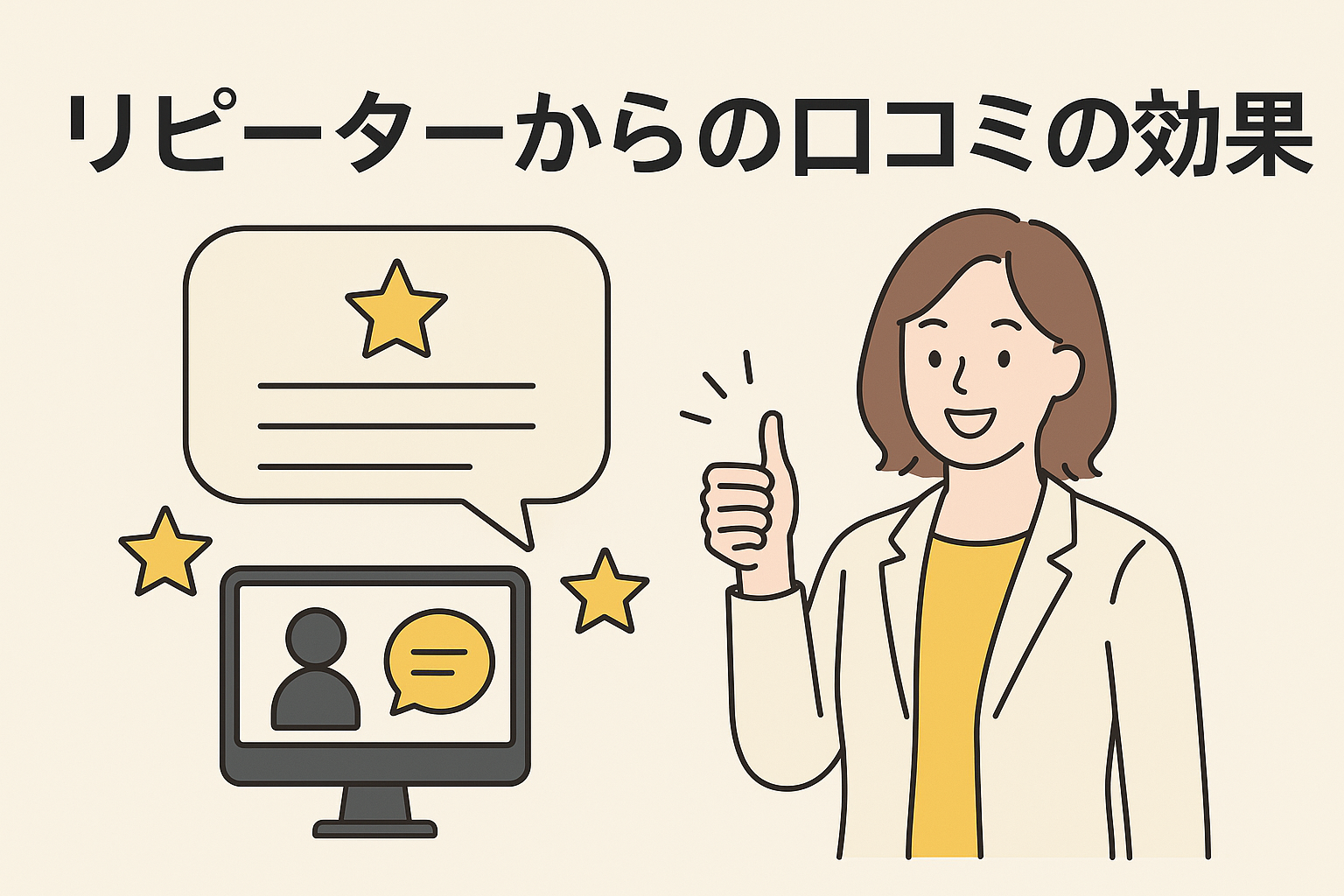 【Tplus株式会社が教える】リピーターからの口コミの効果